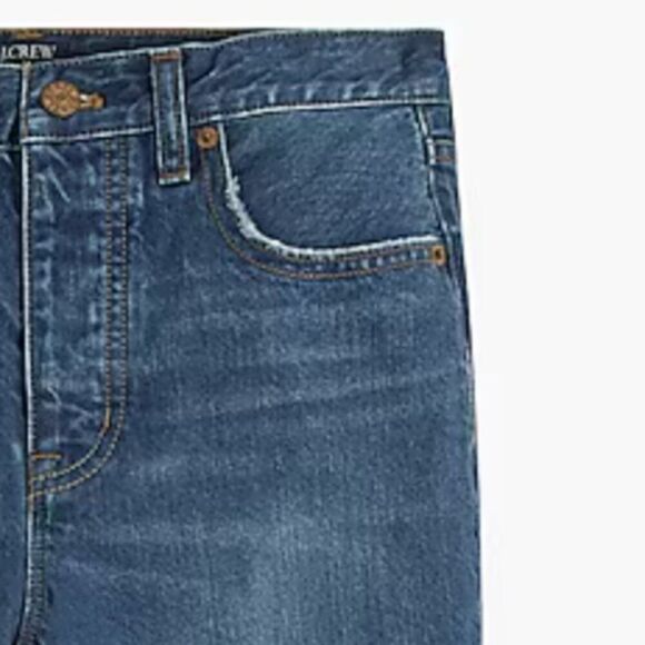 J. Crew Factory BX530 Premium Edition High-rise Straight Jeans size 25 Tall NWT - Picture 3 of 15